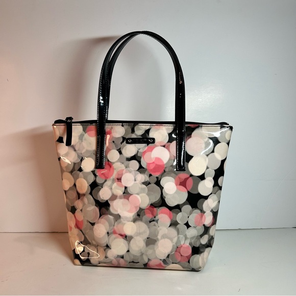 kate spade Handbags - Kate Spade Cherry Terrace Jeralyn Patent Festive Bubbles Tote, Shoulder Bag.